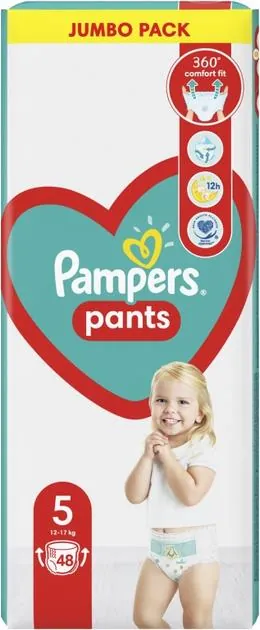 Підгузки-трусики Pampers Pants Active Baby дитячі розмір 5, 11-17 кг, 48 шт