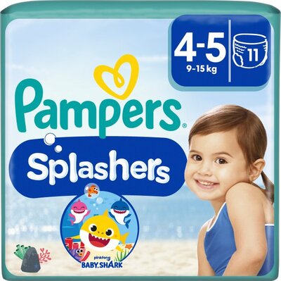 Подгузники-трусики Pampers Splashers размер 4-5, 9-15 кг, для плавания, 11 шт