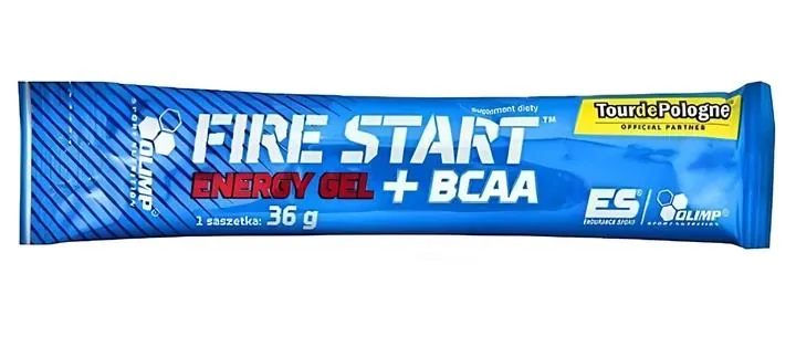 Енергетичний гель Olimp Fire Start Energy Gel + BCAA апельсин, 36 г