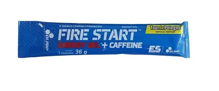 Енергетичний гель Olimp Fire Start Energy Gel + Caffeine, чорна смородина, 36 г