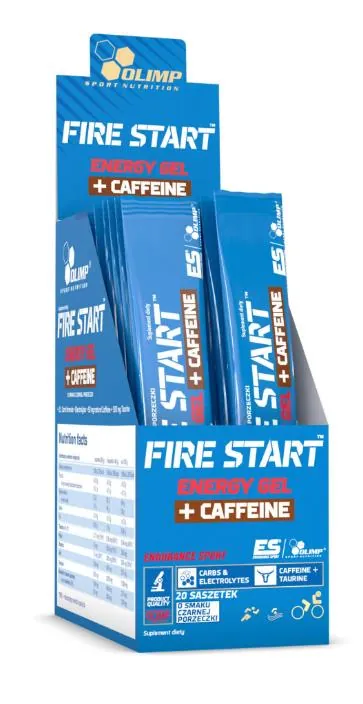 Енергетичний гель Olimp Fire Start Energy Gel + Caffeine, чорна смородина, 36 г