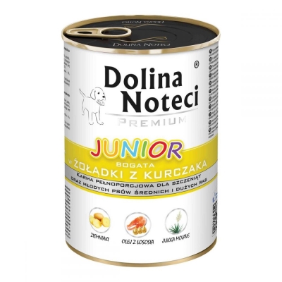 Консерва для цуценят Dolina Noteci Premium puppy 304562 з курячими шлунками, 400 г