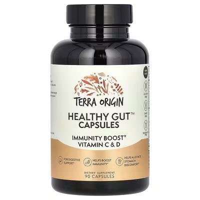 Комплекс для нормальной работы ЖКТ Terra Origin Healthy Gut, 90 капсул