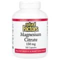 Магній цитрат Natural Factors Magnesium citrate 150 мг, 180 капсул
