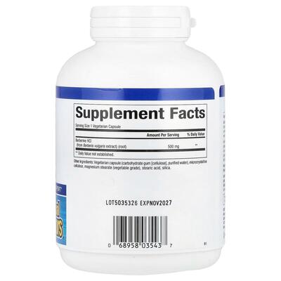 Берберин Natural Factors WellBetX Berberine 500 мг, 120 капсул