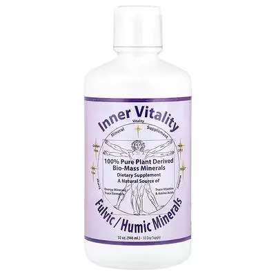Фульво-гумінові мінерали Inner Vitality Fulvic/ Humic Minerals, 946 мл