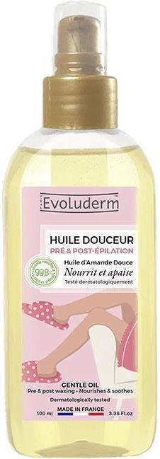 Олія для тіла Evoluderm до та після епіляції, 100 мл