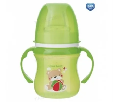 Кружка Canpol babies EasyStart Sweet Fun тренувальна зелена, 35/207_gre, 120 мл
