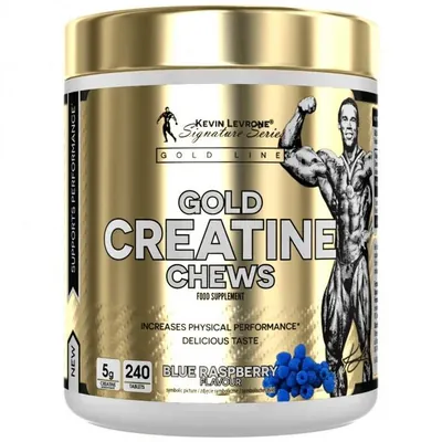Креатин Kevin Levrone Gold Creatine Chews блакитна малина, 240 таблеток