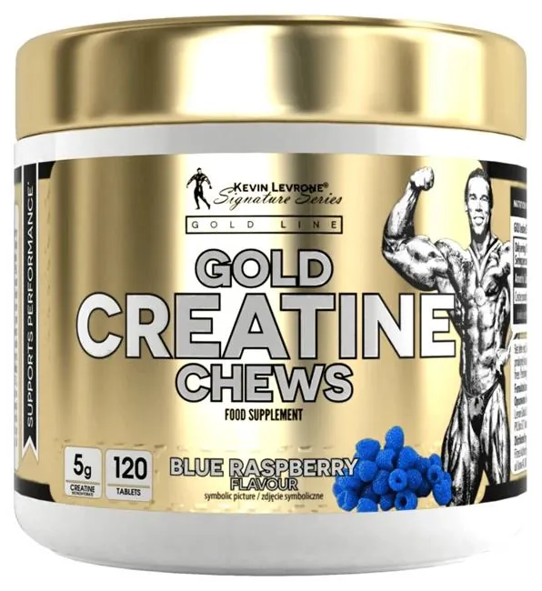 Креатин Kevin Levrone Gold Creatine Chews блакитна малина, 120 таблеток