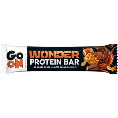 Батончик протеїновий Go On Nutrition Wonder Protein Bar солона карамель-арахіс, 45 г