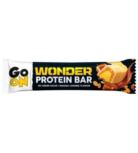 Батончик протеїновий Go On Nutrition Wonder Protein Bar банан-карамель, 45 г