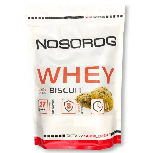 Протеїн сироватковий концентрат Nosorog Whey бісквіт, 1 кг