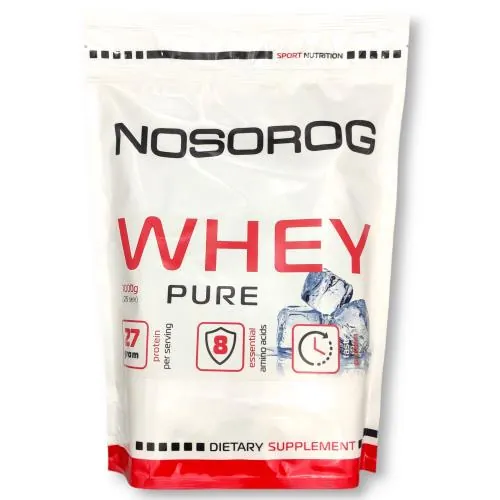 Протеїн сироватковий концентрат Nosorog Whey натуральний смак, 1 кг
