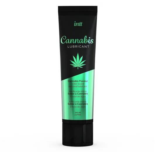Гель-лубрикант Intt Cannabis на водной основе с маслом семян конопли, нерастекаемый, 100 мл