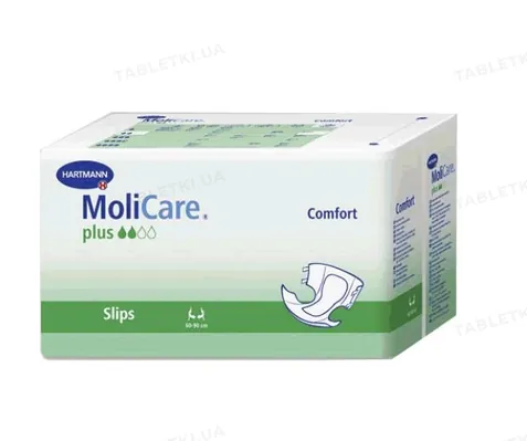 Підгузки для дорослих при нетриманні MoliCare Comfort plus, розмір XL, 14 штук
