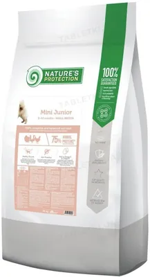 Корм сухий для цуценят малих порід Nature's Protection Mini Junior Small Breeds, 18 кг