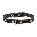 Нашийник Collar одинарний, ширина 12 мм, довжина 24-32 см, чорний