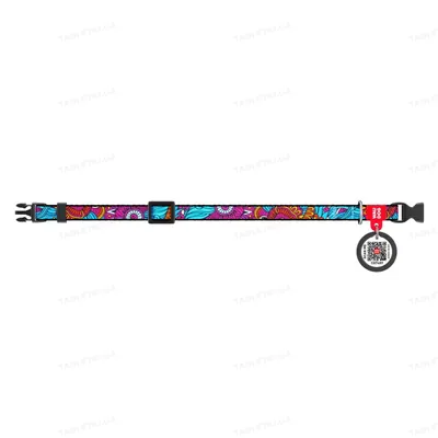 Нашийник для кішок Collar WAUDOG Nylon Літо, ширина 10 мм, довжина 20-30 см
