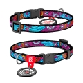 Ошейник для кошек Collar WAUDOG Nylon Лето, ширина 10 мм, длина 20-30 см