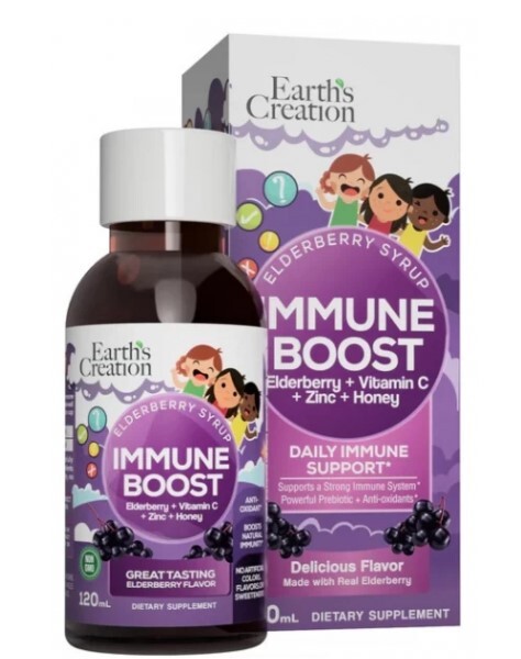 Бузина сироп Earth's Creation Immune Boost, 120 мл