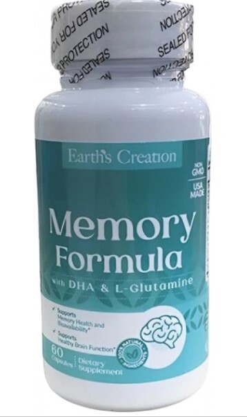 Комплекс для памяти Earth's Creation Memory Formula, 60 капсул
