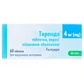 Торендо таблетки, в/плів. обол. по 4 мг №60 (10х6)