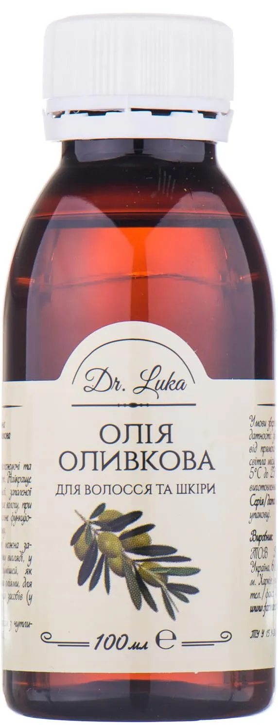 Олія Dr.Luka Оливкова для волосся та шкіри, 100 мл