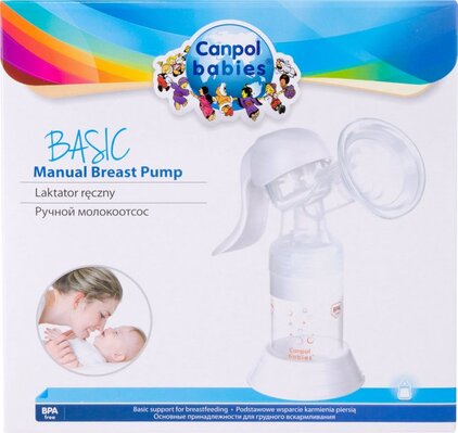 Молокоотсос Canpol Babies Basic ручной, 12/205