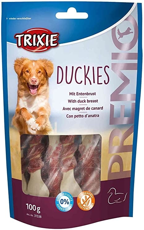 Ласощі для собак Trixie PREMIO Duckies качка з кальцієм, 100 г