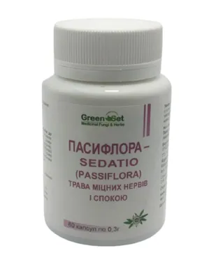 Пасифлора Sedatio GreenSet, 60 капсул