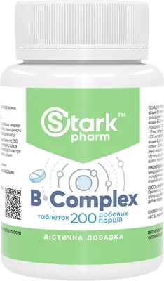 Вітаміни групи B Stark Pharm B-Complex, 200 таблеток