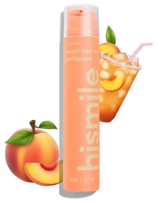 Зубна паста Hismile Peach Iced Tea зі смаком холодного персикового чаю, 60 г