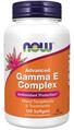 Вітамін Е NOW Advanced Gamma E Complex, 120 капсул