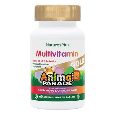 Вітаміни для дітей Nature's Plus Multi-Vitamin Animal Parade асорті смаків, 60 таблеток