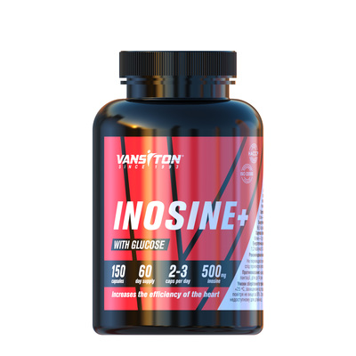 Натуральна добавка Vansiton Inosin Plus (інозин плюс), 150 капсул