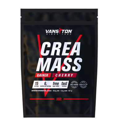 Гейнер Vansiton Creamass (Креамасс), вишня, 900 г