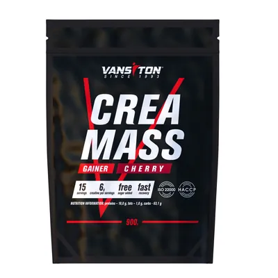Гейнер Vansiton Creamass, вишня, 900 г