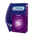 Презервативи латексні Contex Classic класичні з силіконовою змазкою, 12 штук