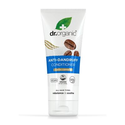 Кондиціонер для волосся Dr. Organic з кавовими зернами проти лупи, 200 мл