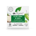 Шампунь-кондиціонер твердий Dr.Organic з алое вера та олією ши, 75 г