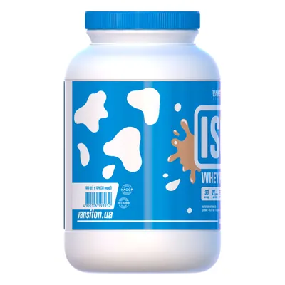 Протеїн сироватковий ізолят Vansiton 100% ISO Whey Protein, капучино, 1000 г