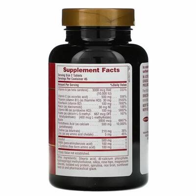 Комплекс для волос Nature's Plus Ultra Hair для мужчин и женщин, 90 таблеток