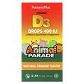 Витамин Д3 Nature's Plus Vitamin D3 400 МЕ капли, апельсин, 10 мл