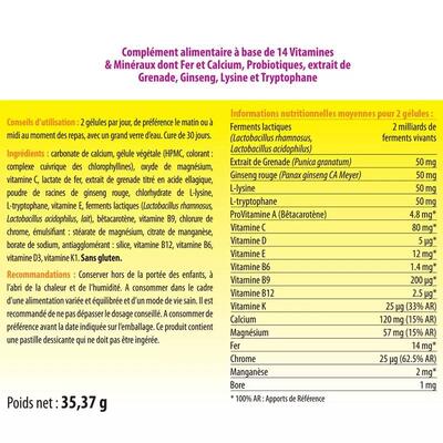 Вітамінний комплекс для жінок Vitamin 22 Specifique Homme, 60 вегетаріанських капсул