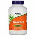 Пажитник NOW Fenugreek 500 мг, 250 капсул