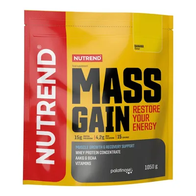 Гейнер Nutrend Mass Gain банан, 1,05 кг
