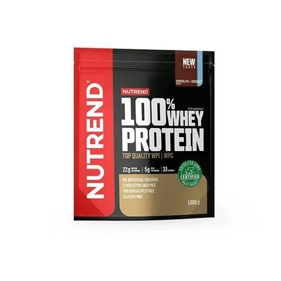 Протеїн сироватковий змішаний Nutrend 100% Whey Protein шоколад та кокос, 1 кг