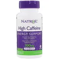 Кофеїн Natrol High Caffeine 200 мг, 100 таблеток