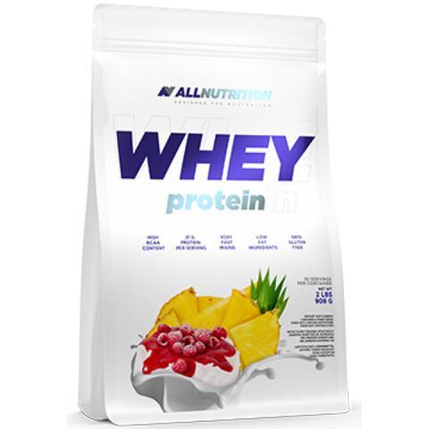 Протеїн сироватковий Allnutrition Whey Protein ананас та малина, 900 г